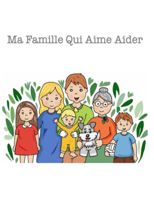 cover image of My Family of Helpers - French